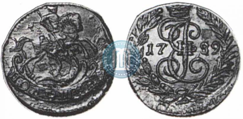 Фото Полушка 1789 года ЕМ 
