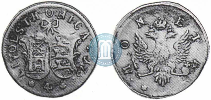Фото 4 копейки 1757 года  "Ливонез"