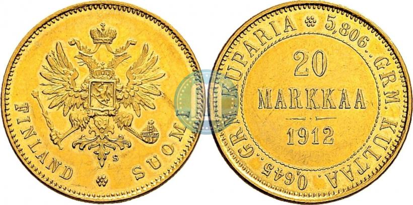 Picture 20 markkaa 1912 year S 