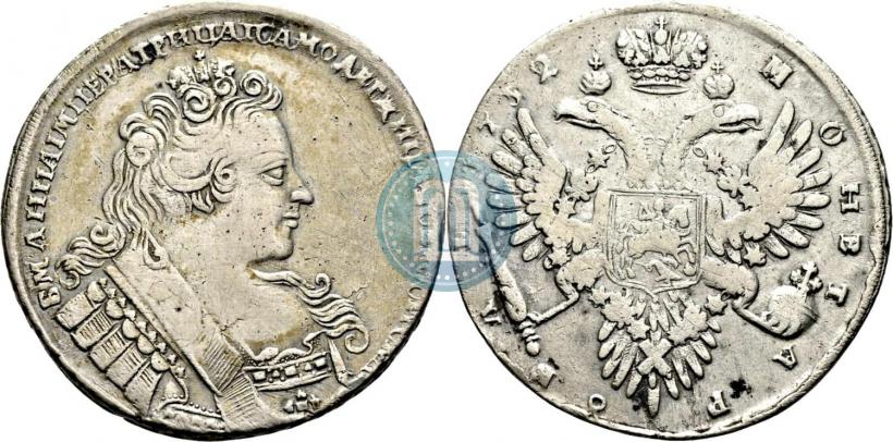 Picture 1 rouble 1732 year  