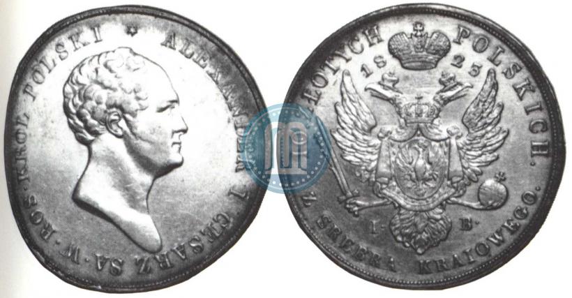 Picture 10 złotych 1823 year IB 