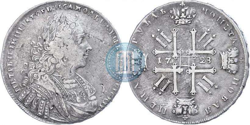 Фото 1 рубль 1728 года  "Тип 1728"