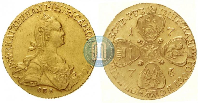 Picture 10 roubles 1776 year СПБ 