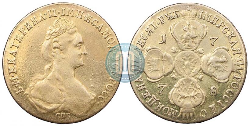 Picture 10 roubles 1778 year СПБ 