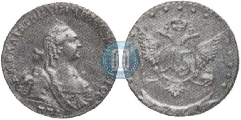 Фото 15 копеек 1770 года ММД 