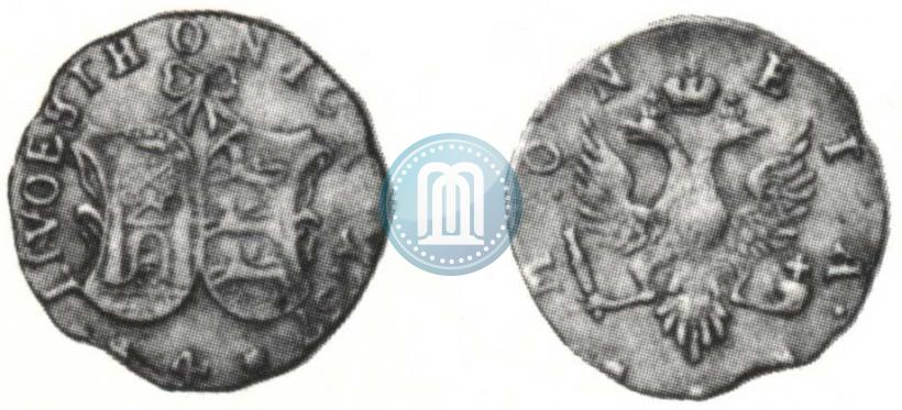 Фото 4 копейки 1757 года  "Ливонез"