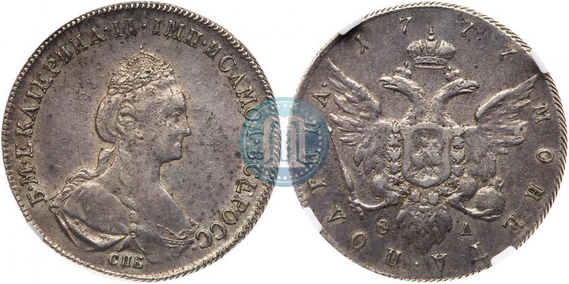Фото Полтина 1777 года СПБ-ФЛ 