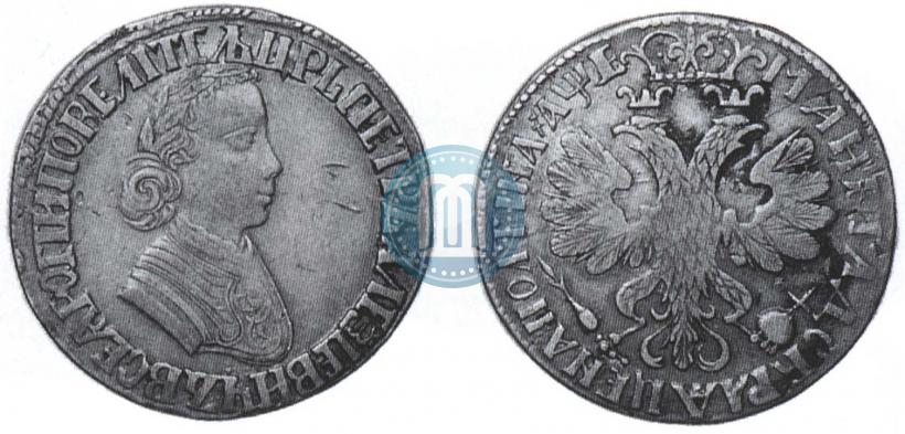 Picture Poltina 1705 year  "Portrait by F. Alekseev"