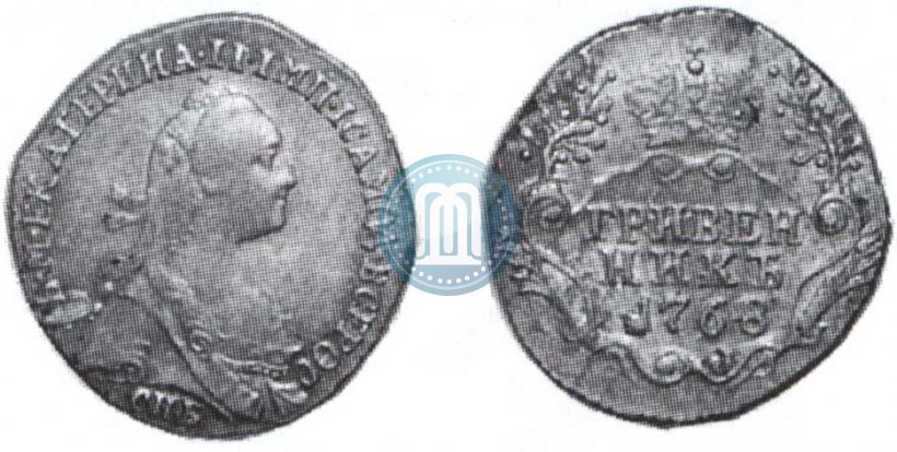 Фото Гривенник 1768 года СПБ 