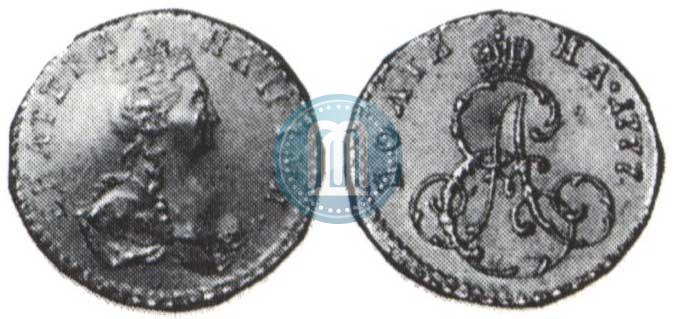 Фото Полтина 1777 года  