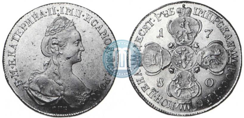 Picture 10 roubles 1780 year СПБ 