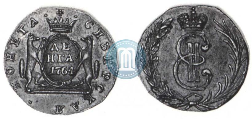 Фото Денга 1764 года  