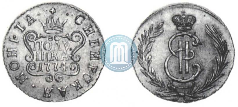 Фото Полушка 1774 года КМ 