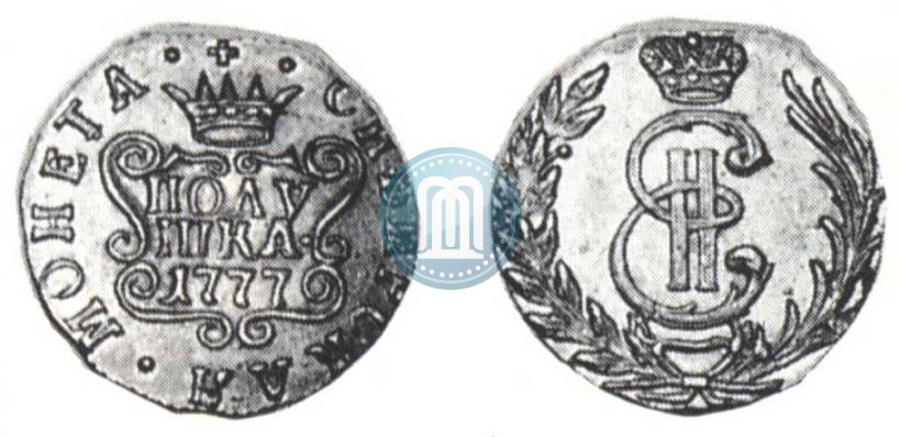 Фото Полушка 1777 года КМ 