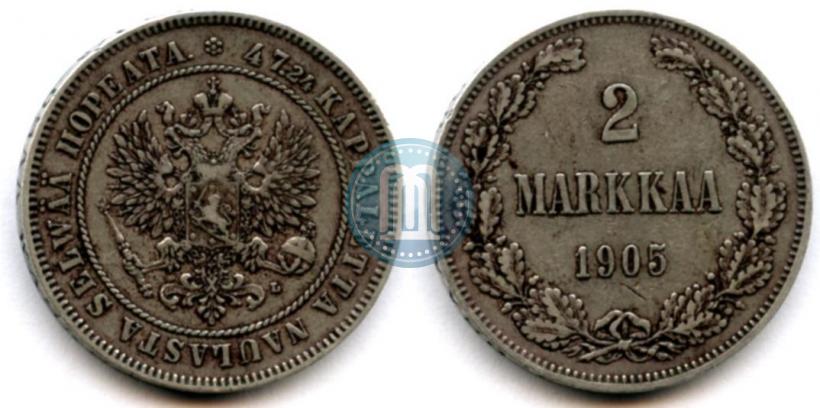 Picture 2 markkaa 1905 year L 