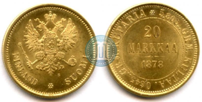 Picture 20 markkaa 1878 year S 