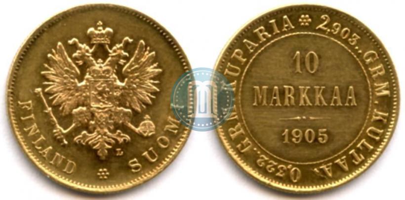 Picture 10 markkaa 1905 year L 