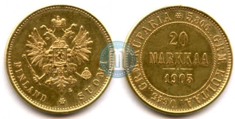 Picture 20 markkaa 1903 year L 