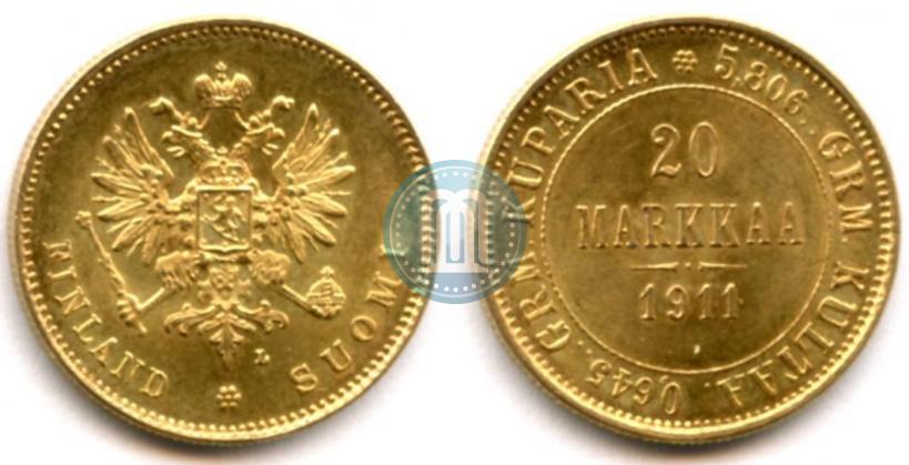 Picture 20 markkaa 1911 year L 