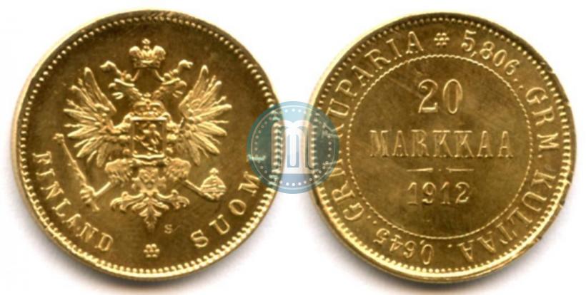 Picture 20 markkaa 1912 year S 