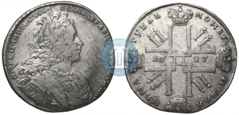 Picture 1 rouble 1727 year  "Petersburg type"