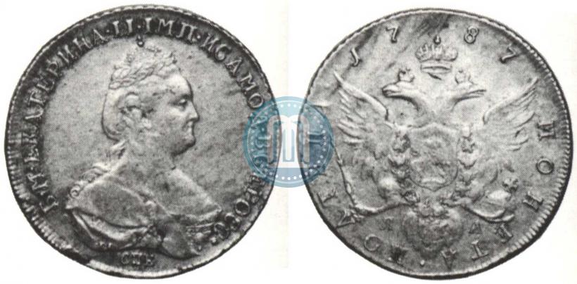Picture Poltina 1787 year СПБ-ЯА 