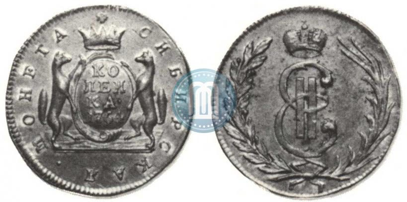 Фото 1 копейка 1764 года  