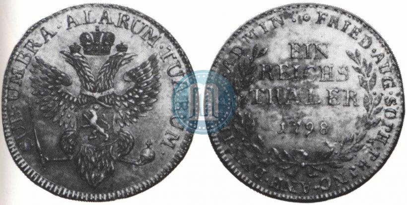 Picture Ein reichsthaler 1798 year  "Dutchy of Jever"
