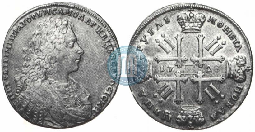 Picture 1 rouble 1728 year  "Type of 1728"