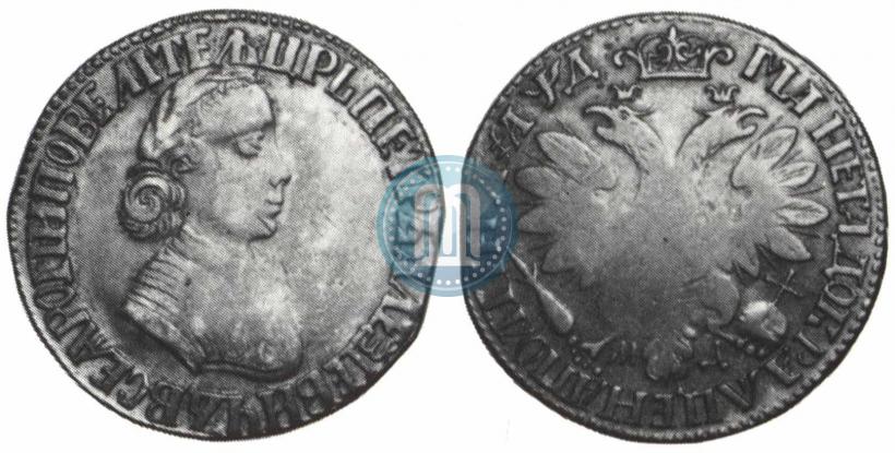 Picture Poltina 1704 year МД "Portrait by F. Alekseev"