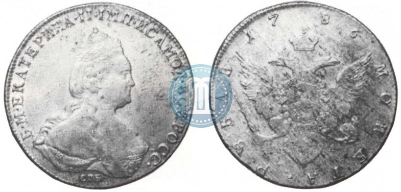 Picture 1 rouble 1786 year СПБ-ЯА 