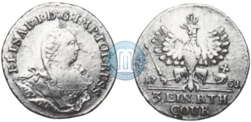 Picture 1/3 Thaler 1761 year  