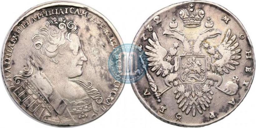 Picture 1 rouble 1732 year  