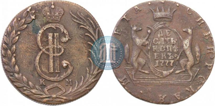 Picture 10 kopecks 1777 year КМ 