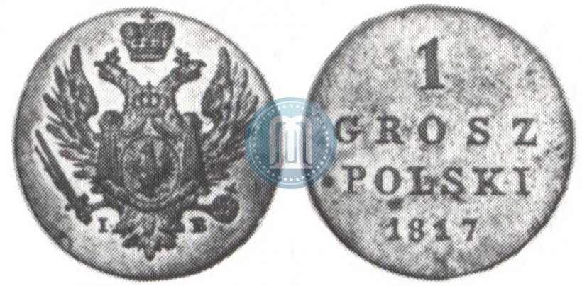 Picture 1 grosz 1817 year IB 