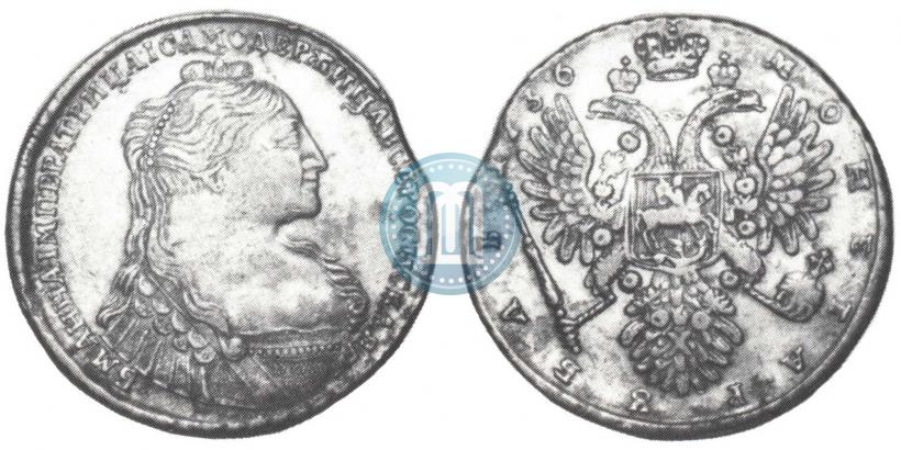 Picture 1 rouble 1736 year  "Type of 1735"