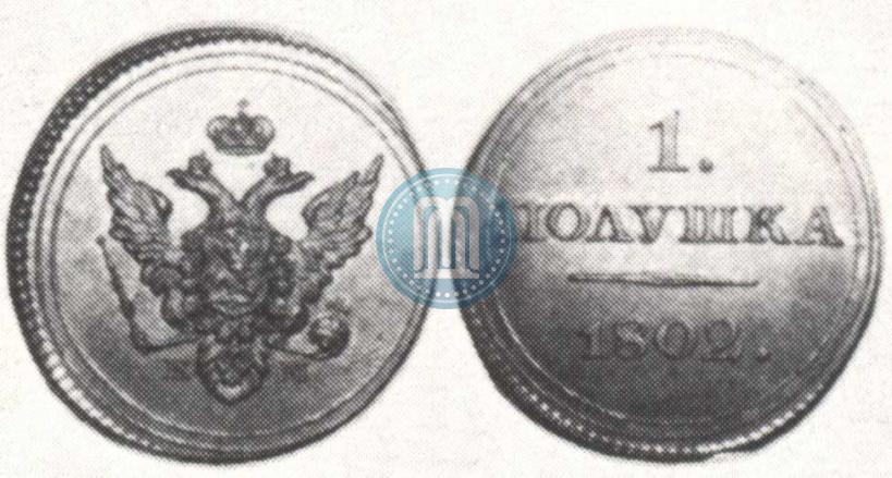 Picture Polushka 1802 year КМ 