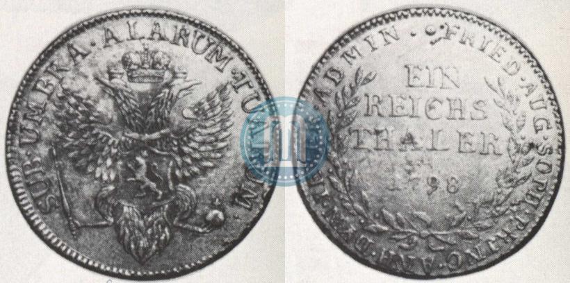 Picture Ein reichsthaler 1798 year  "Dutchy of Jever"