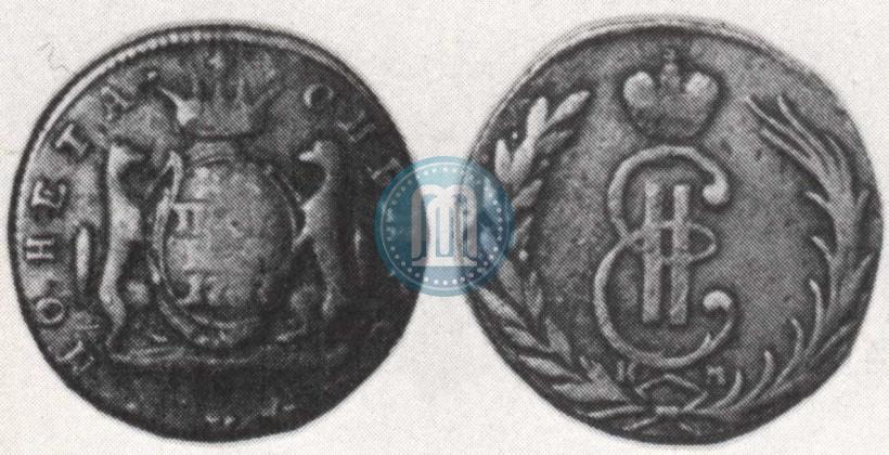 Picture 1 kopeck 1767 year КМ 