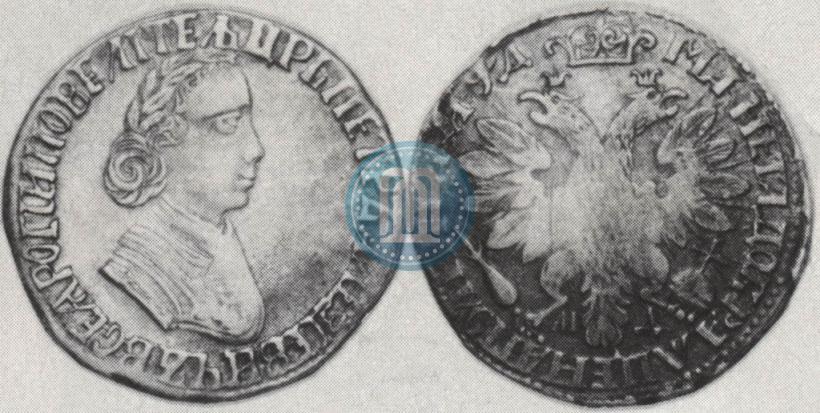 Picture Poltina 1704 year МД "Portrait by F. Alekseev"