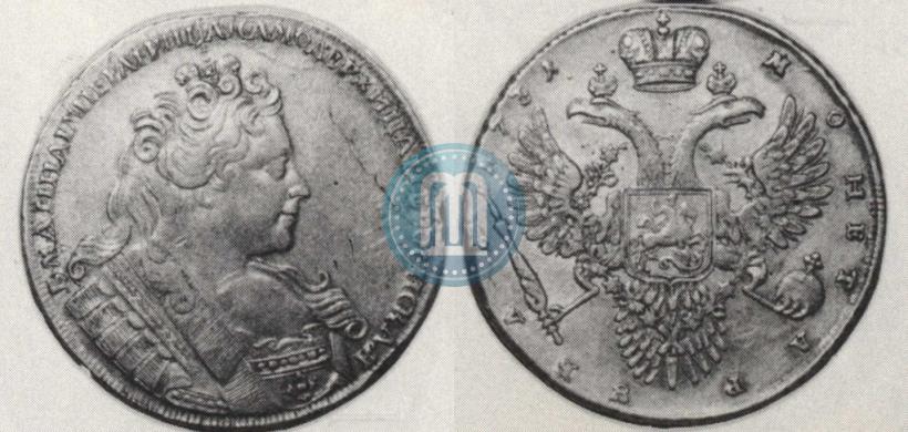 Фото 1 рубль 1731 года  