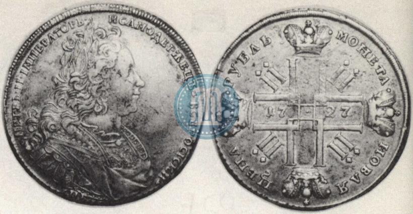 Picture 1 rouble 1727 year СПБ "Petersburg type"