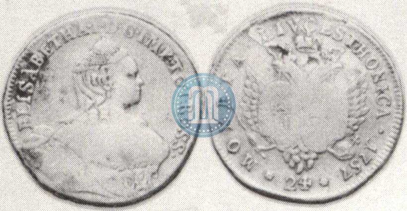 Фото 24 копейки 1757 года  "Ливонез"