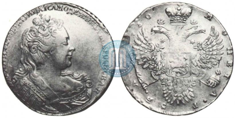 Picture 1 rouble 1730 year  