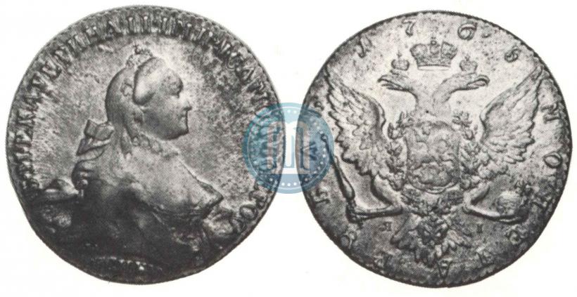Picture 1 rouble 1765 year СПБ-ЯI 