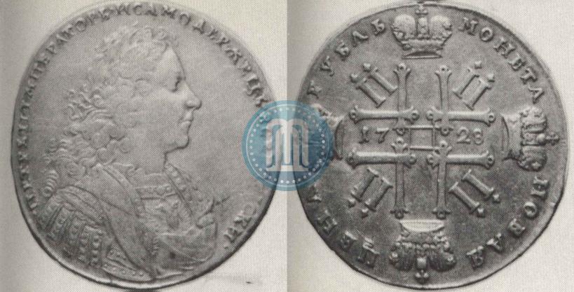 Picture 1 rouble 1728 year  "Type of 1728"