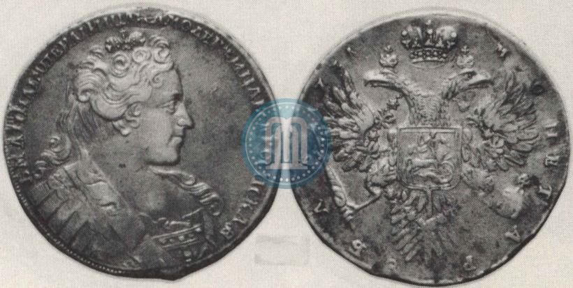 Picture 1 rouble 1731 year  