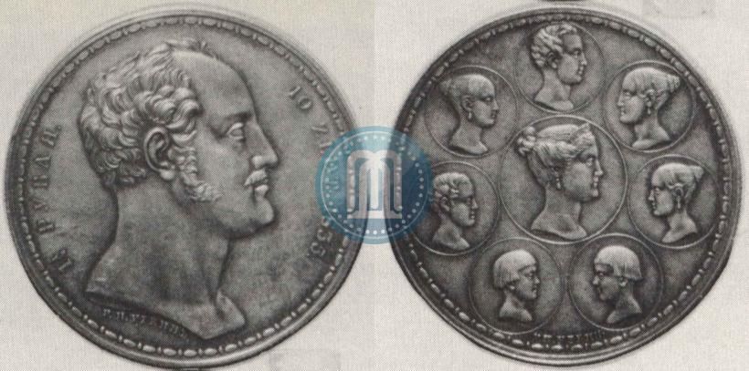 Picture 1,5 roubles - 10 złotych 1835 year Р.П. УТКИНЪ "Family rouble"