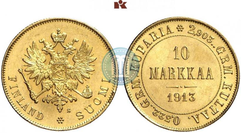 Picture 10 markkaa 1913 year S 