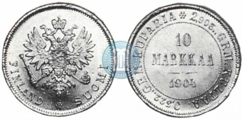 Picture 10 markkaa 1904 year L 